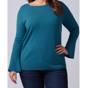 Lane Bryant Bell-Sleeve Sweater